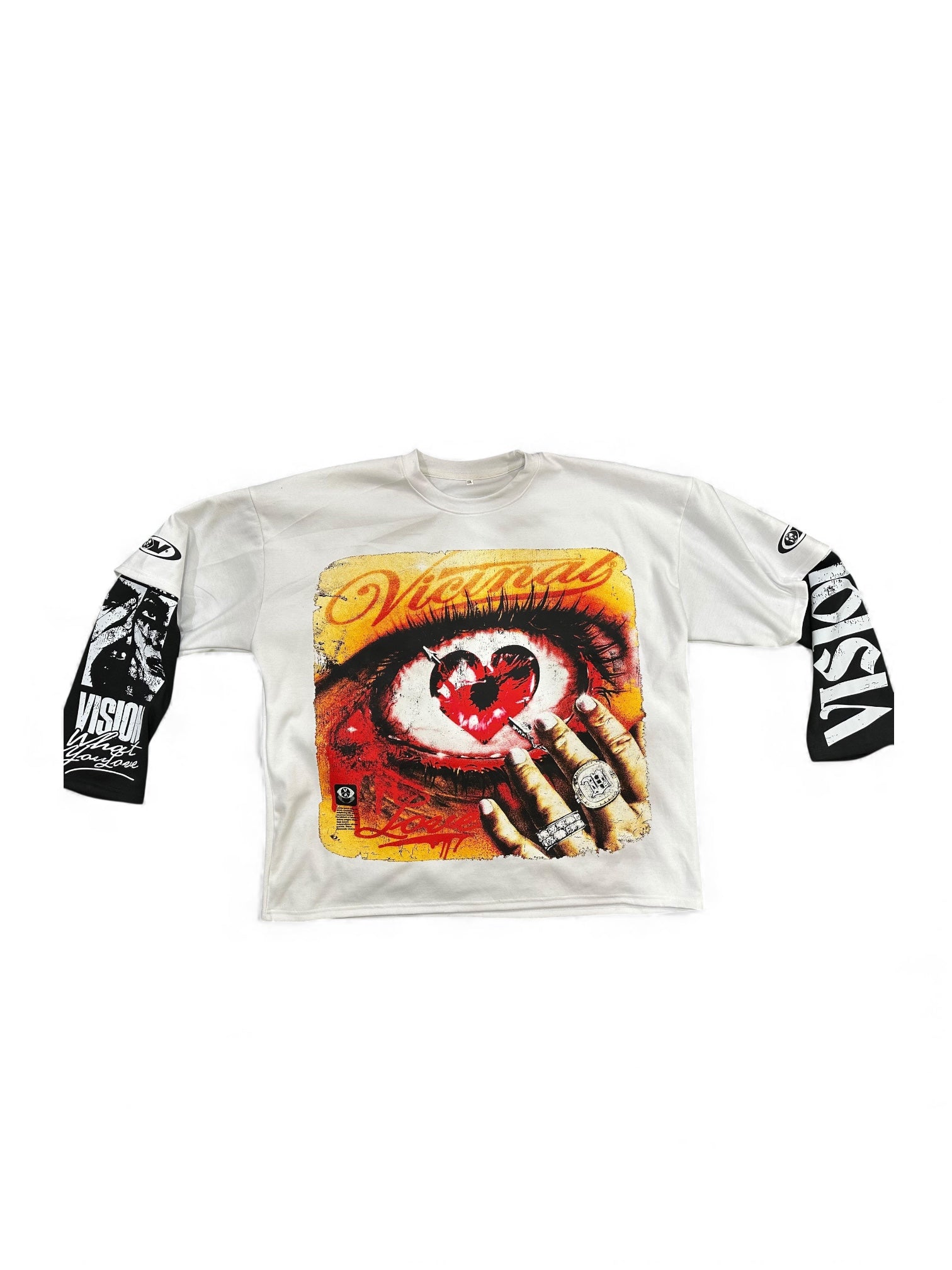 Heart of eye double layer longsleeve