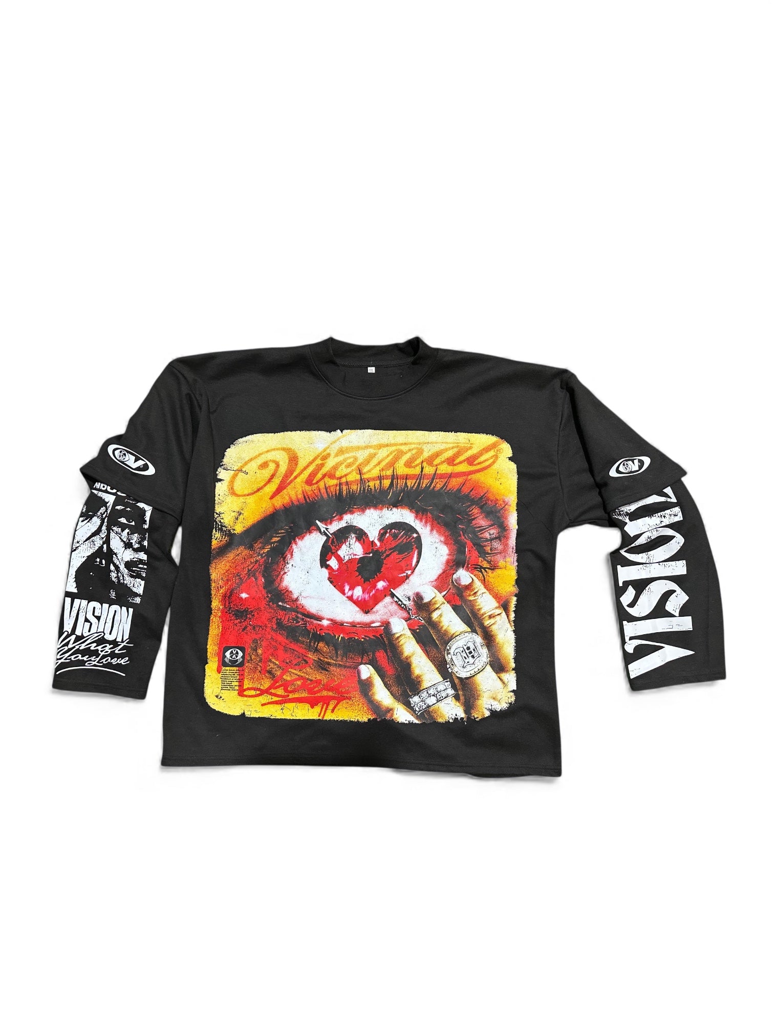 Heart of eye double layer longsleeve